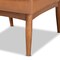 Baxton Studio Riordan Mid-Century Modern Tan Faux Leather and Walnut Brown Finished Wood Dining Chair 186-11362-Zoro - alternate 6